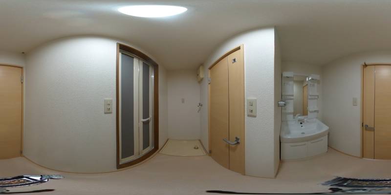 パノラマ画像洗面所