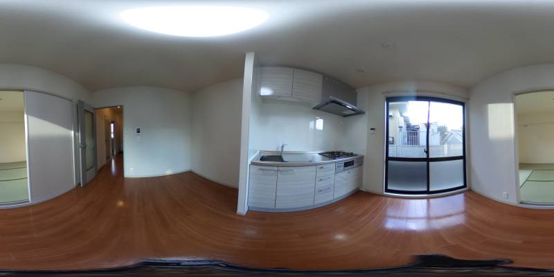 パノラマ画像キッチン