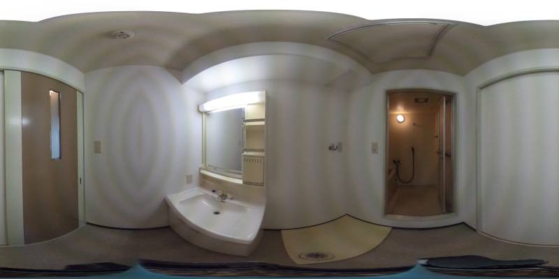 パノラマ画像洗面所