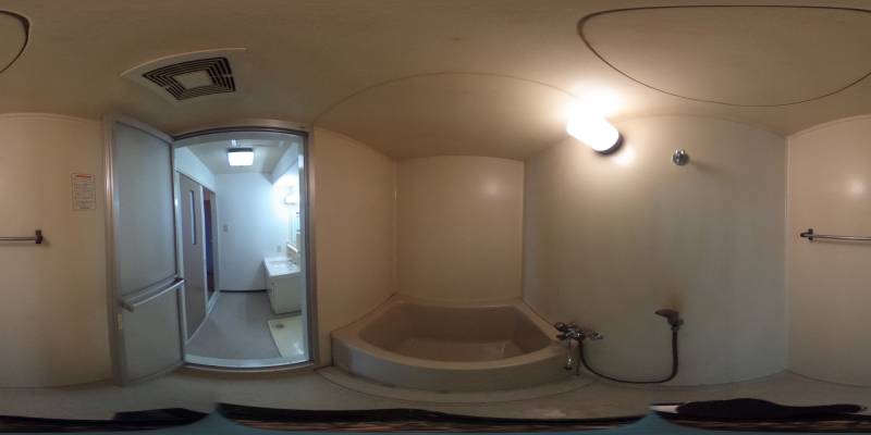 パノラマ画像バスルーム