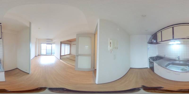 パノラマ画像キッチン