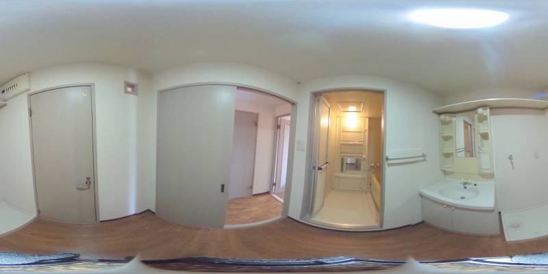 パノラマ画像洗面所