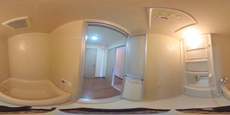 パノラマ画像バスルーム