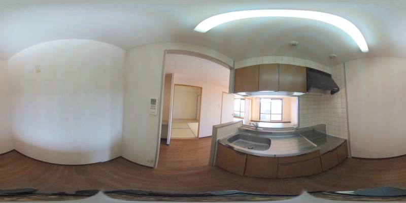 パノラマ画像キッチン