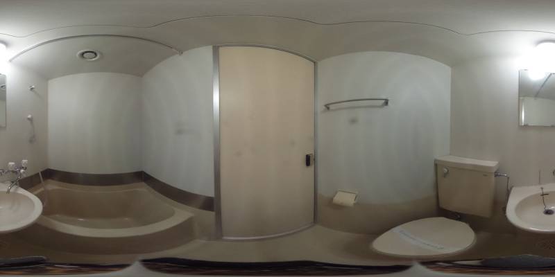 パノラマ画像バスルーム