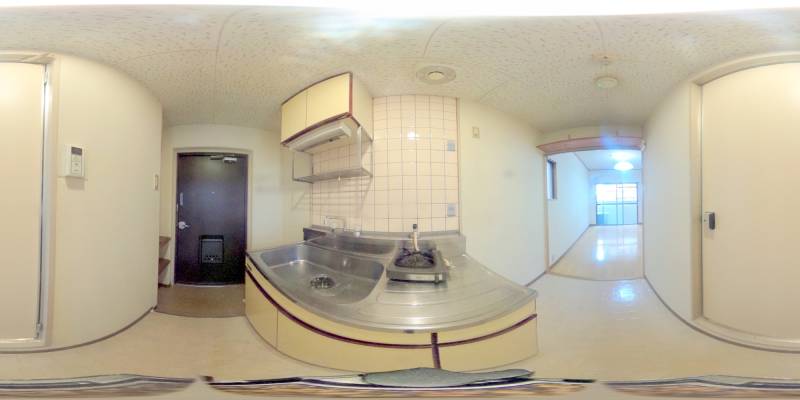 パノラマ画像キッチン