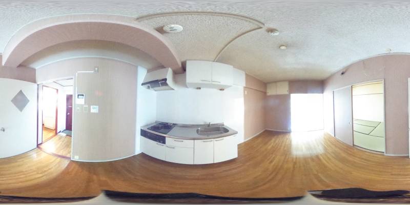 パノラマ画像キッチン