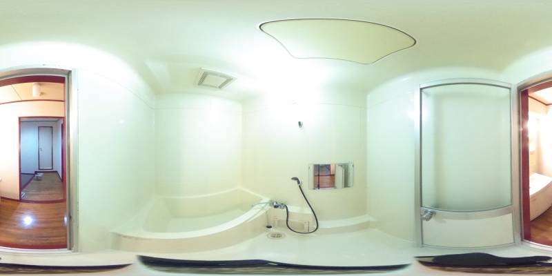 パノラマ画像バスルーム