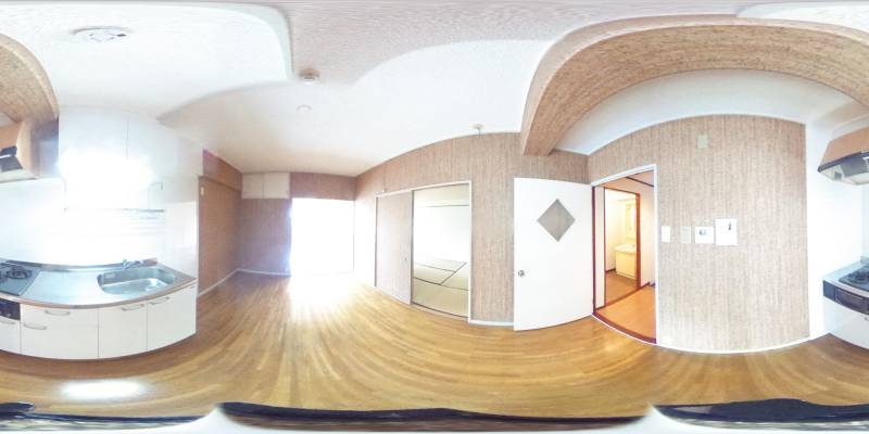 パノラマ画像キッチン