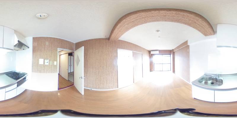 パノラマ画像キッチン