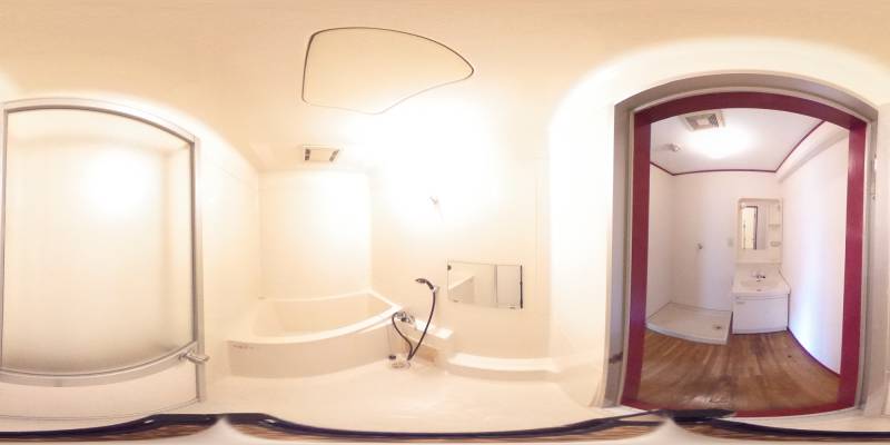 パノラマ画像バスルーム