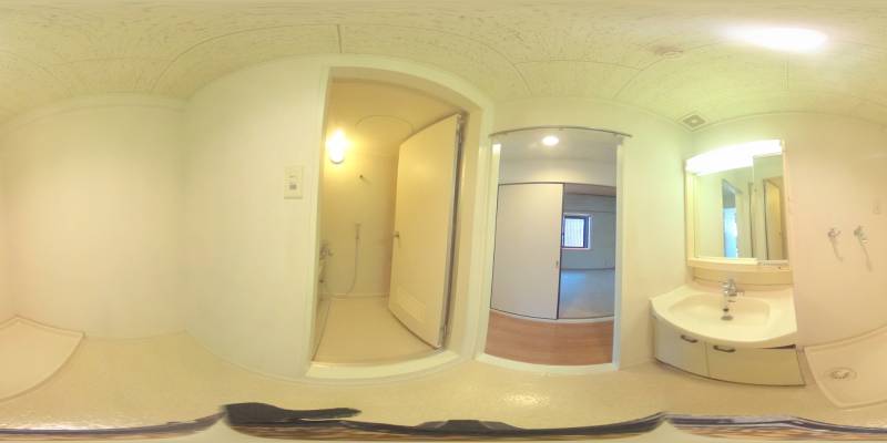 パノラマ画像洗面所