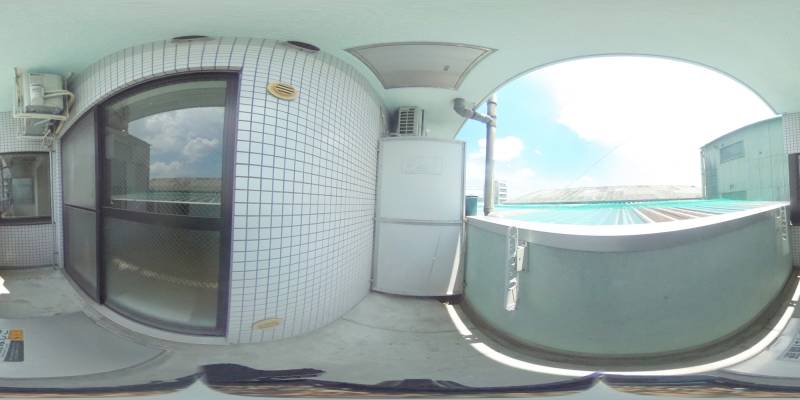 パノラマ画像バルコニー