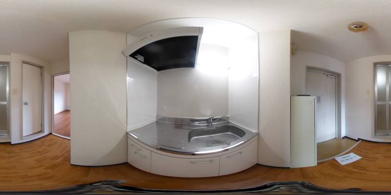 パノラマ画像キッチン