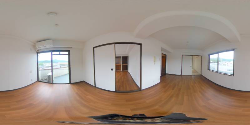 パノラマ画像リビング