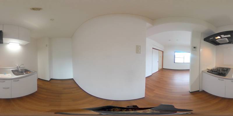 パノラマ画像キッチン