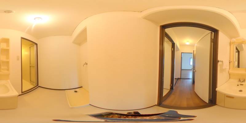 パノラマ画像洗面所