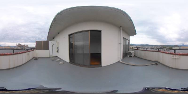 パノラマ画像バルコニー