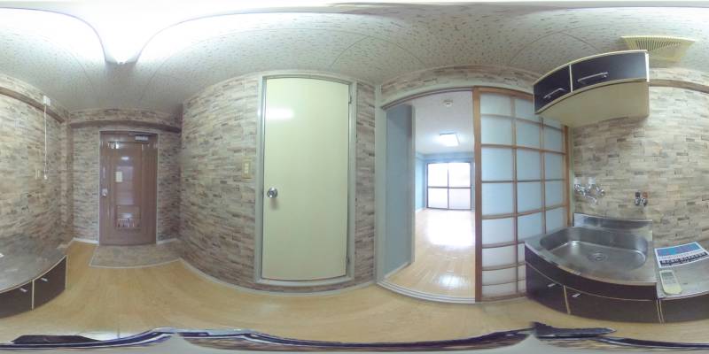 パノラマ画像キッチン