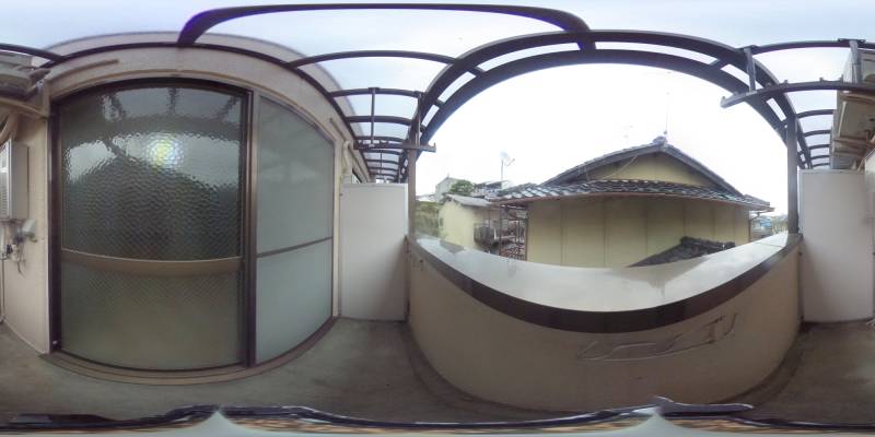 パノラマ画像バルコニー