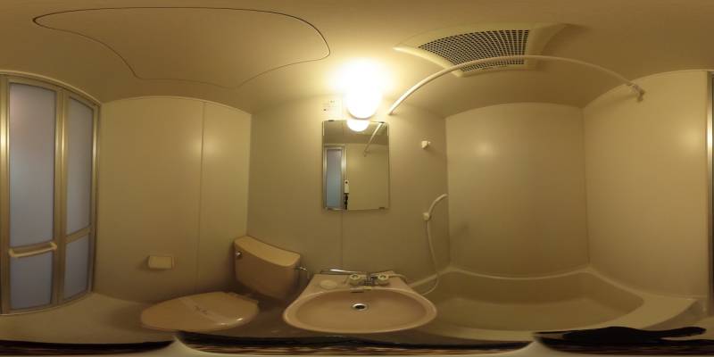 パノラマ画像バスルーム