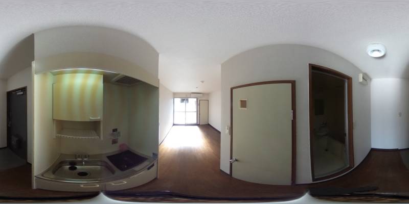 パノラマ画像キッチン