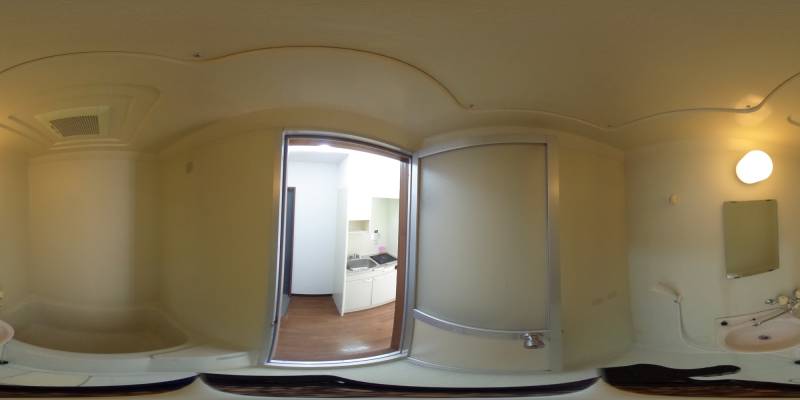 パノラマ画像バスルーム