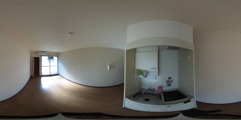 パノラマ画像キッチン