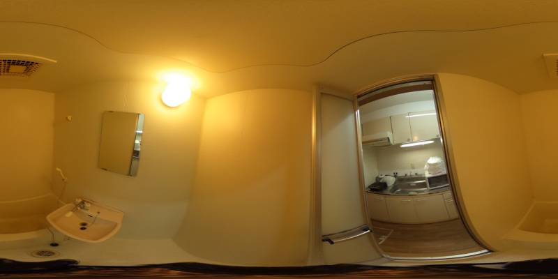 パノラマ画像バスルーム