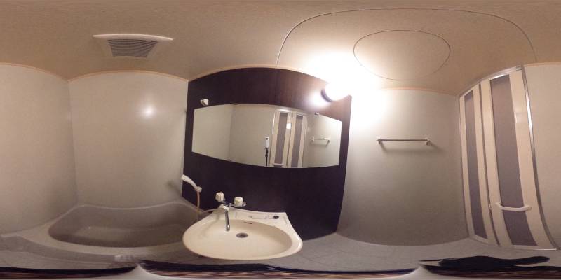 パノラマ画像バスルーム