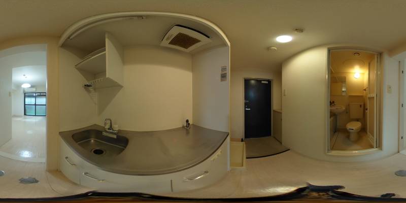 パノラマ画像キッチン