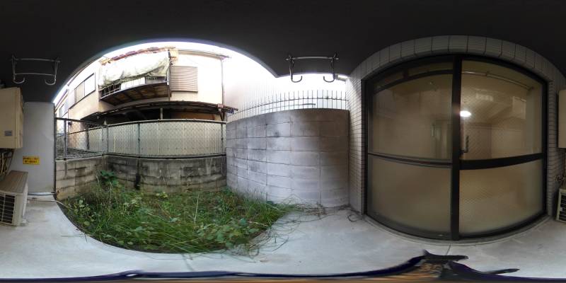 パノラマ画像バルコニー