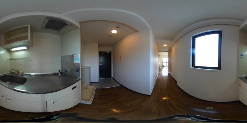 パノラマ画像キッチン