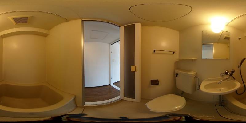 パノラマ画像バスルーム