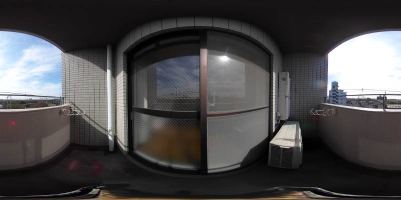 パノラマ画像バスルーム