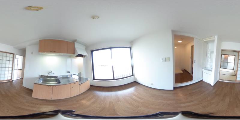 パノラマ画像リビング