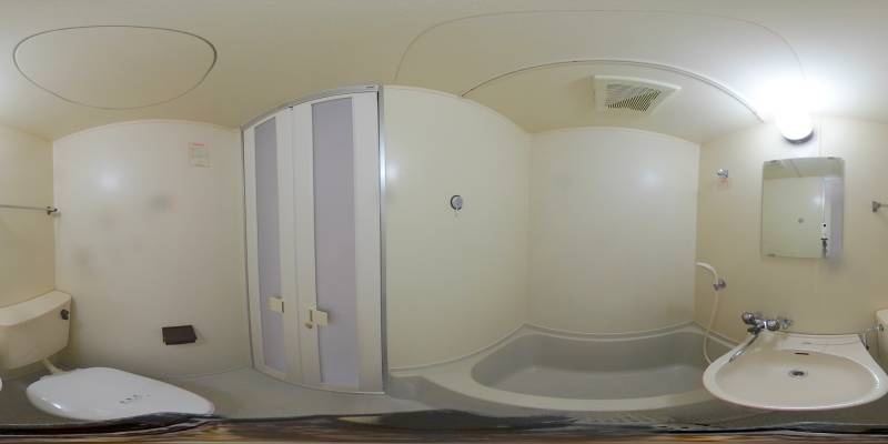 パノラマ画像バスルーム