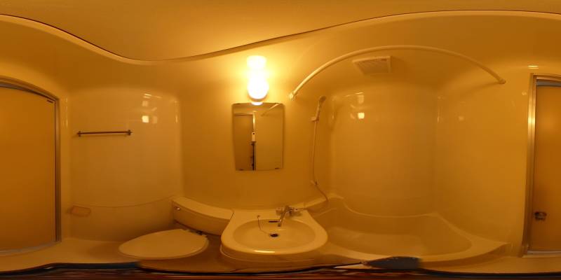 パノラマ画像バスルーム