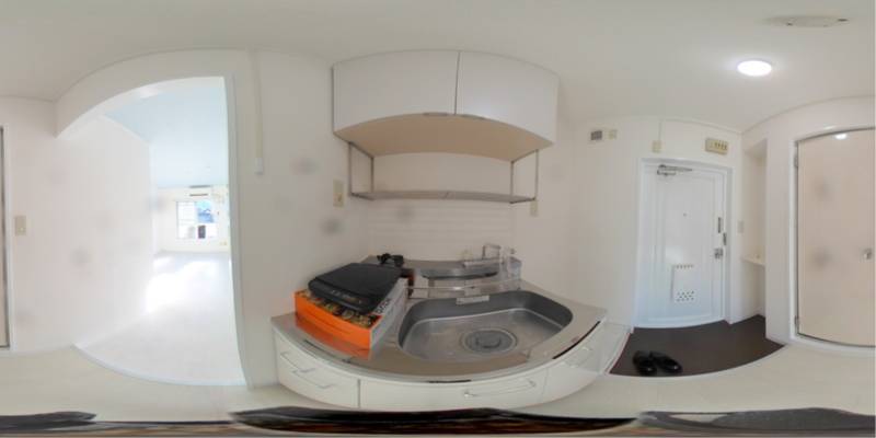 パノラマ画像キッチン