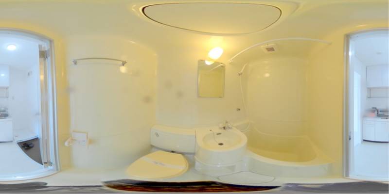 パノラマ画像バスルーム