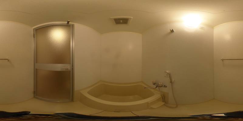 パノラマ画像バスルーム