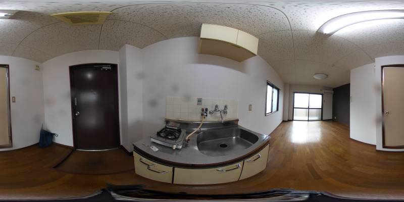 パノラマ画像キッチン