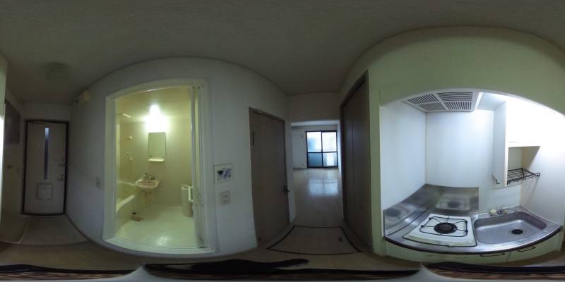 パノラマ画像キッチン