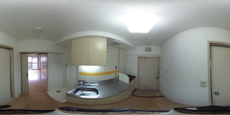 パノラマ画像キッチン