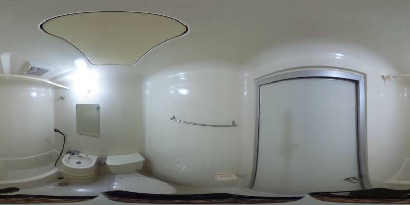 パノラマ画像バスルーム