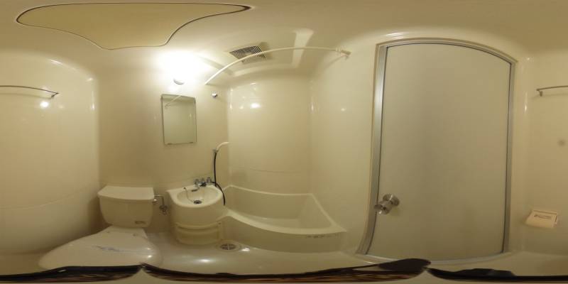 パノラマ画像バスルーム