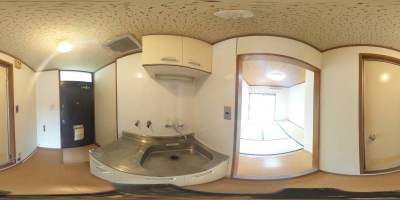 パノラマ画像キッチン