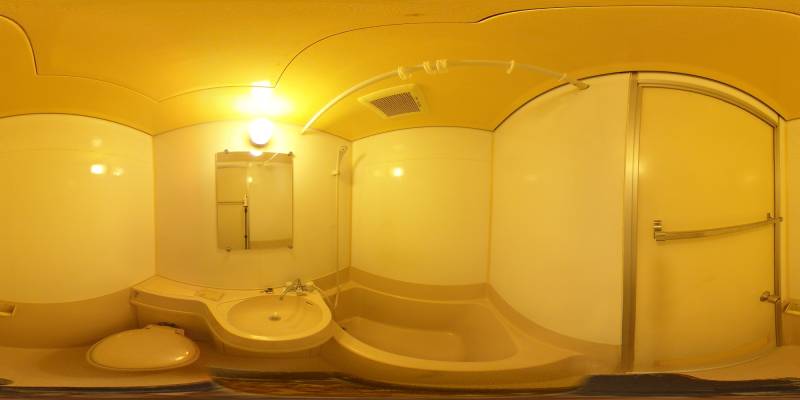 パノラマ画像バスルーム