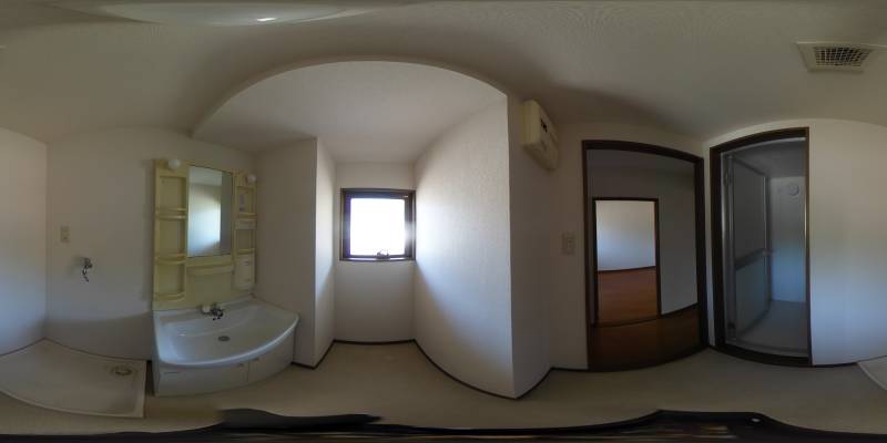 パノラマ画像洗面所