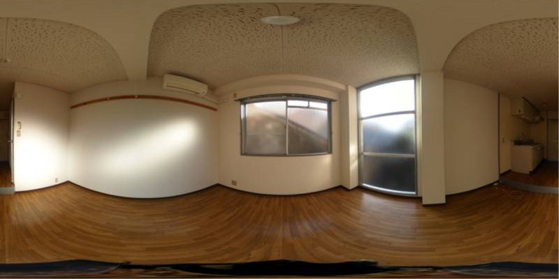 パノラマ画像洋室